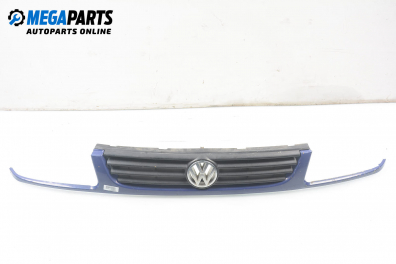 Grill for Volkswagen Polo (6N/6N2) 1.3, 55 hp, hatchback, 3 doors, 1995, position: front