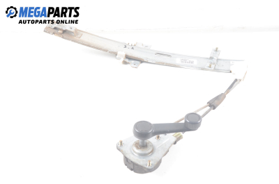 Manual window lifter for Mazda 626 (VI) 2.0 DI TD, 90 hp, sedan, 5 doors, 1998, position: rear - left