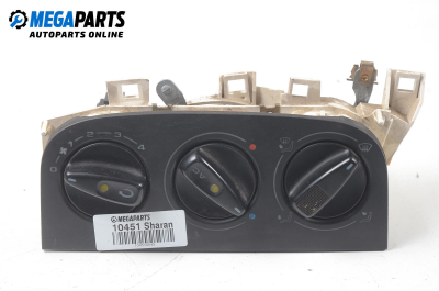 Air conditioning panel for Volkswagen Sharan 1.9 TDI, 90 hp, minivan, 5 doors, 1996