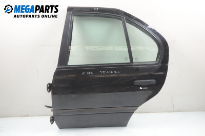 Door for Nissan Primera (P10) 1.6, 90 hp, sedan, 5 doors, 1994, position: rear - left