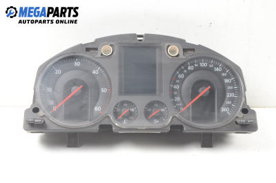 Instrument cluster for Volkswagen Passat (B6) 2.0 16V TDI, 140 hp, sedan, 5 doors automatic, 2005