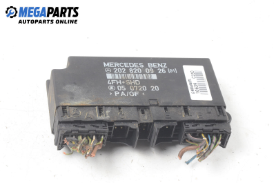 Comfort module for Mercedes-Benz C-Class 202 (W/S) 2.5 D, 113 hp, sedan, 5 doors, 1996