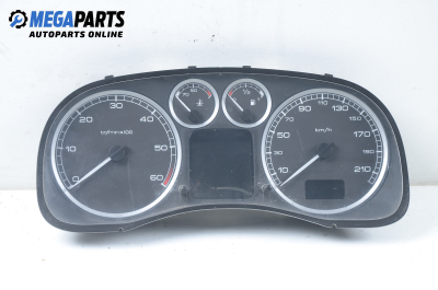 Instrument cluster for Peugeot 307 2.0 HDI, 107 hp, station wagon, 5 doors, 2004