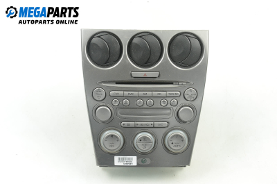 CD player și panou climatronic for Mazda 6 2.0 DI, 136 hp, combi, 5 uși, 2004