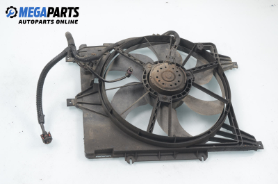 Radiator fan for Renault Clio II 1.5 dCi, 65 hp, sedan, 5 doors, 2004