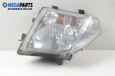 Headlight for Nissan Navara 2.5 dCi 4WD, 174 hp, pickup, 5 doors, 2008, position: left