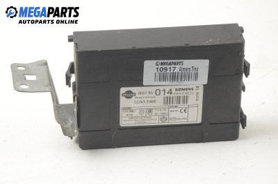 Comfort module for Nissan Almera Tino 1.8, 114 hp, minivan, 5 doors, 2001