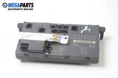 Door module for Mercedes-Benz E-Class 211 (W/S) 2.7 CDI, 177 hp, station wagon, 5 doors automatic, 2003