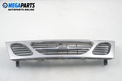 Grill for Saab 9-3 2.2 TiD, 125 hp, hatchback, 5 doors, 2001, position: front