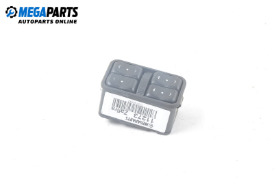 Window adjustment switch for Opel Zafira A 1.6 16V, 101 hp, minivan, 5 doors, 2002