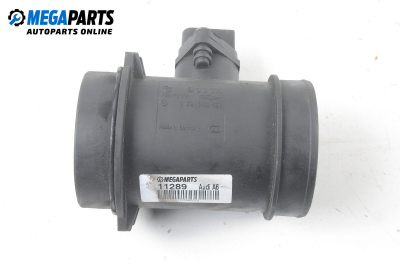 Air mass flow meter for Audi A6 (C5) 2.5 TDI, 150 hp, station wagon, 5 doors, 1998 № Bosch 0 281 002 429