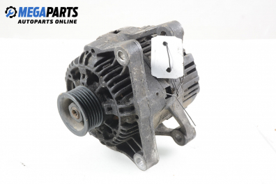 Alternator for Peugeot 206 1.4, 75 hp, hatchback, 2001