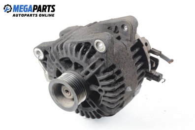 Alternator for Peugeot 206 1.4 HDi, 68 hp, hatchback, 2004