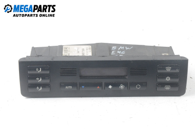 Air conditioning panel for BMW 3 (E46) 2.0 d, 136 hp, sedan, 5 doors, 1999