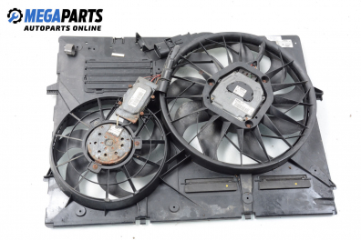 Cooling fans for Porsche Cayenne 4.5 S, 340 hp, suv, 5 doors automatic, 2004 № Bosch 0 130 706 202 / Bosch 0 130 303 292