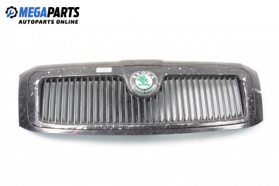 Grill for Skoda Superb 2.0 TDI, 140 hp, sedan, 5 doors, 2006, position: front