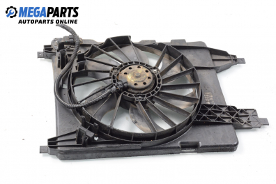 Radiator fan for Renault Scenic II 1.9 dCi, 120 hp, minivan, 5 doors, 2004