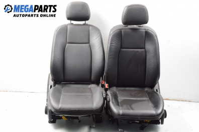 Leather seats with electric adjustment for Mercedes-Benz C-Class 204 (W/S/C/CL) 2.2 CDI, 170 hp, sedan, 5 doors automatic, 2009