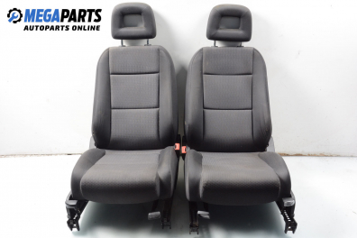 Seats set for Audi A2 (8Z) 1.4 TDI, 75 hp, hatchback, 5 doors, 2002