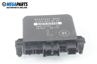 Door module for Mercedes-Benz C-Class 203 (W/S/CL) 2.6, 170 hp, station wagon, 5 doors automatic, 2002 № 203 820 65 26