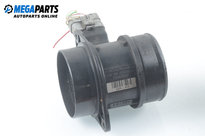 Air mass flow meter for Peugeot 307 2.0 HDi, 107 hp, hatchback, 2002 № Siemens 5WK9 621 / 9629471080