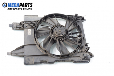 Radiator fan for Renault Scenic II 1.9 dCi, 120 hp, minivan, 2004