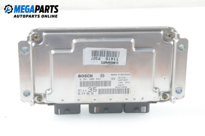 ECU for Peugeot 307 1.6 16V, 109 hp, station wagon, 2002 № 0 261 206 943