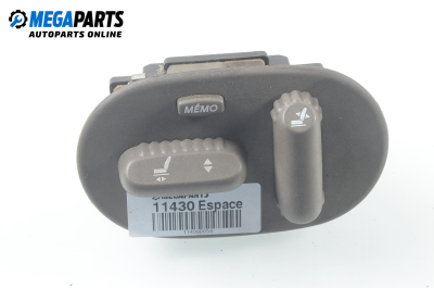 Seat adjustment switch for Renault Espace IV 2.2 dCi, 150 hp, minivan, 2005