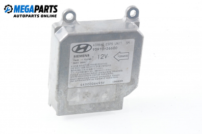 Airbag module for Hyundai Santa Fe 2.0 CRDi, 113 hp, suv, 2003 № 95910-26200