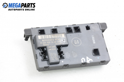 Door module for Mercedes-Benz C-Class 203 (W/S/CL) 1.8 Kompressor, 143 hp, sedan automatic, 2002 № 203 820 14 85