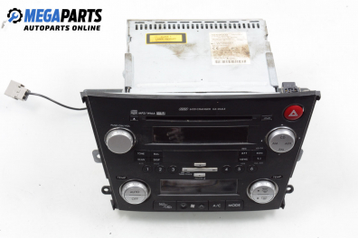 CD player and climate control panel for Subaru Legacy 2.0 AWD, 150 hp, sedan, 2009 № 86201AG460