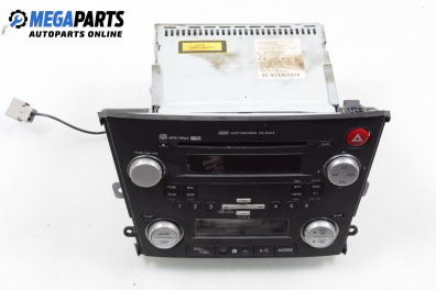 CD player și panou climatronic for Subaru Legacy 2.0 AWD, 150 hp, sedan, 2009 № 86201AG460