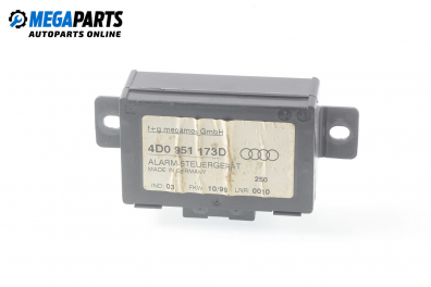 Anti theft alarm lock for Audi A8 (D2) 2.5 TDI Quattro, 150 hp, sedan automatic, 1999 № 4D0 951 173D