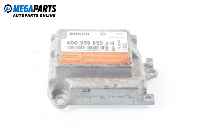 Airbag module for Audi A8 (D2) 2.5 TDI Quattro, 150 hp, sedan automatic, 1999 № Bosch 0 285 001 266 / 4D0 959 655 J