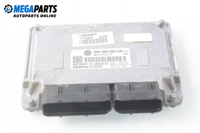 ECU for Volkswagen Golf V 1.6, 102 hp, hatchback, 2007 № Siemens 5WP40322