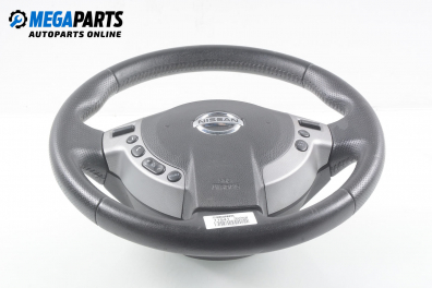 Multi functional steering wheel for Nissan Qashqai I (J10, JJ10) 2.0 4x4, 141 hp, suv automatic, 2007