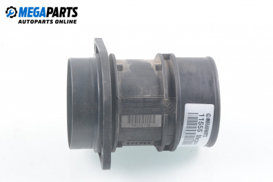 Air mass flow meter for Renault Megane II 1.9 dCi, 120 hp, hatchback, 2003 № Siemens 5WK9620