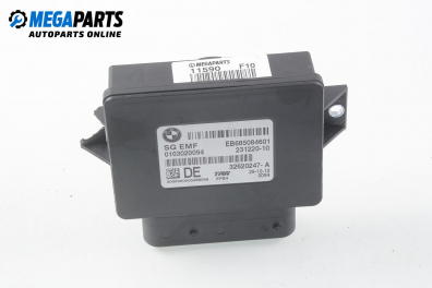 Parking brake module for BMW 5 (F10, F11) 3.0, 258 hp, sedan automatic, 2010 № EB685084601