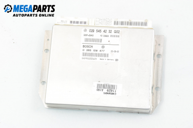 ABS control module for Mercedes-Benz A-Class W168 1.6, 102 hp, hatchback, 2000 № Bosch 0 265 109 477