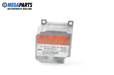 Airbag module for Mercedes-Benz E-Class 211 (W/S) 3.2 CDI, 204 hp, sedan automatic, 2004 № A 211 820 57 85