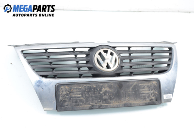 Grilă for Volkswagen Passat (B6) 2.0 TDI, 140 hp, combi, 2005, position: fața