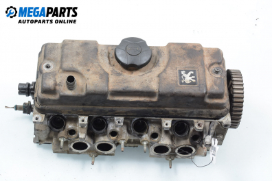 Engine head for Peugeot 206 1.1, 60 hp, hatchback, 1999