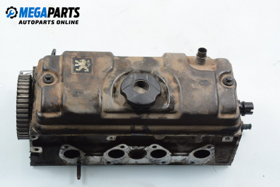 Engine head for Peugeot 206 1.4, 75 hp, hatchback, 2001