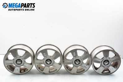 Alloy wheels for Seat Ibiza (6K) (1993-2002) 15 inches, width 6 (The price is for the set)