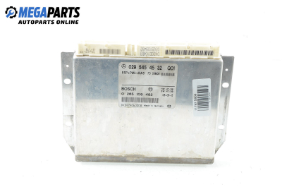 ESP+BAS module for Mercedes-Benz S-Class W220 5.0, 306 hp, sedan automatic, 1999 № Bosch 0 265 109 492