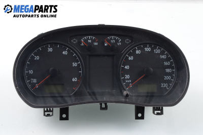 Instrument cluster for Volkswagen Polo (9N) 1.2 12V, 64 hp, hatchback, 2002 № VDO 110 080 124 023A