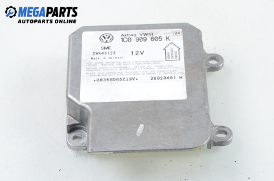 Airbag module for Volkswagen Polo (9N) 1.2 12V, 64 hp, hatchback, 2002 № 1C0 909 605 K