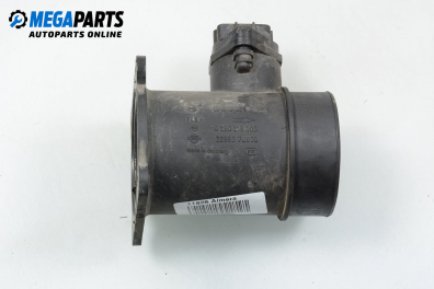 Air mass flow meter for Nissan Almera (N16) 2.2 Di, 110 hp, hatchback, 2002 № Bosch 0 280 218 005