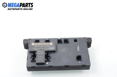 Door module for Mercedes-Benz C-Class 203 (W/S/CL) 2.7 CDI, 170 hp, station wagon automatic, 2001 № 2038205626