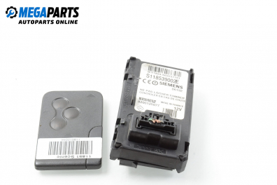 Card reader for Renault Scenic II 1.9 dCi, 120 hp, minivan, 2004 № Siemens S118539002E